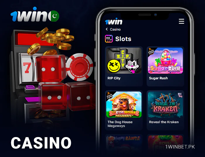 1Win ایپ پر آن لائن کیسینو گیمز کھیلیں