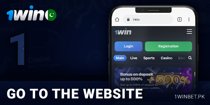 Visit the 1Win website to download the android app