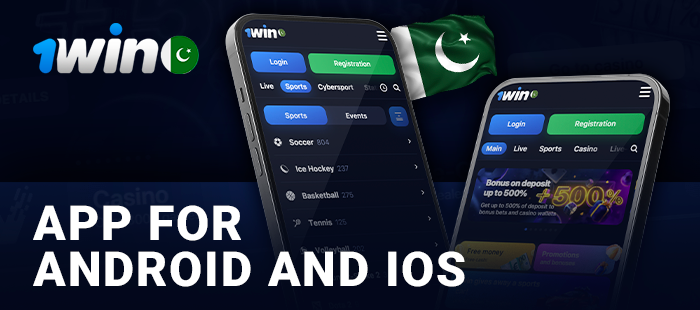 Download the 1Win Pakistan app on android and ios
