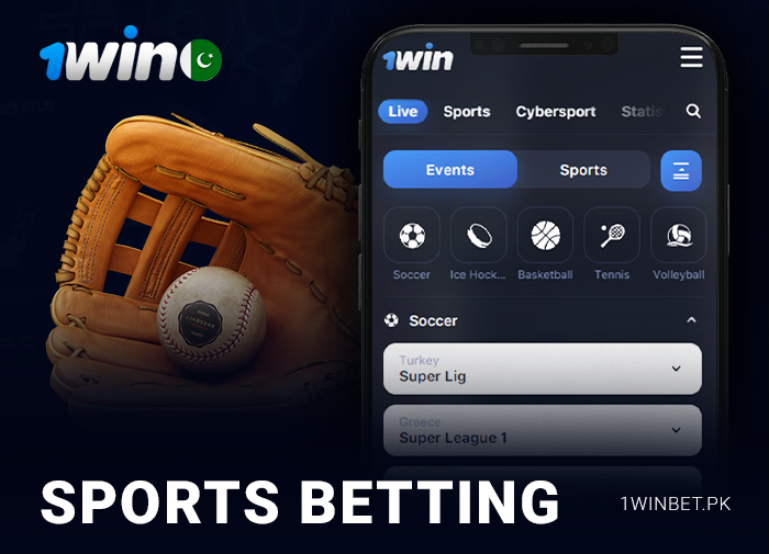 Place sports bets in 1Win app
