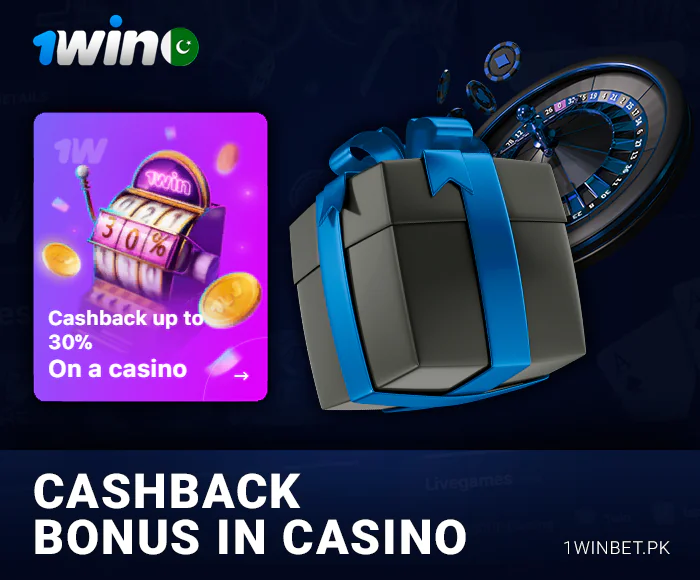 Play at 1Win casino with cashback - up to 30%