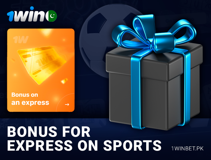 Get a bonus for express sports betting at 1Win