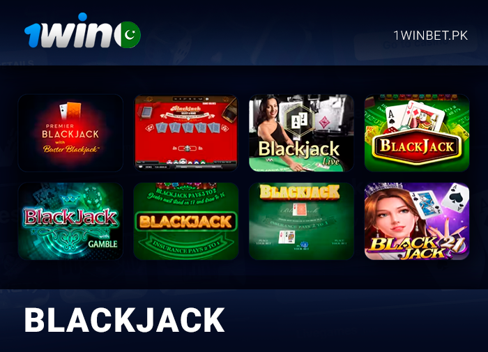 Blackjack games at 1Win Pakistan Casino