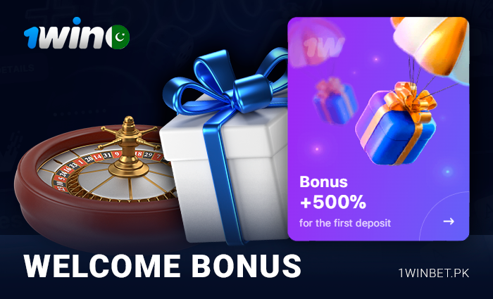 Welcome bonus for new 1Win casino players from Pakistan