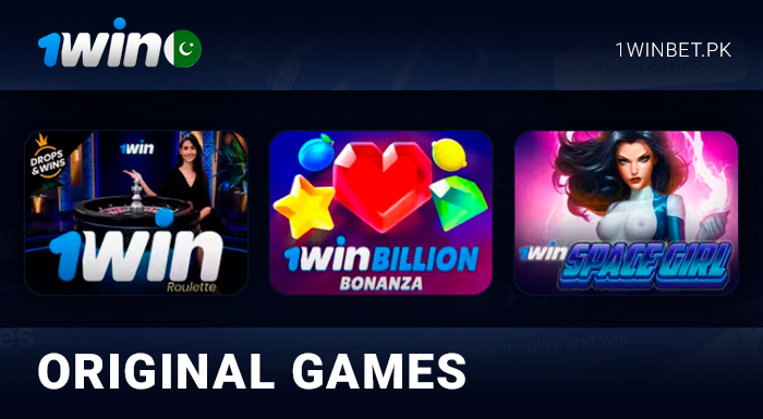 Original games at 1Win online casino