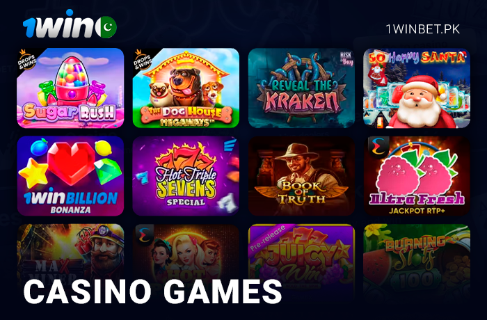 Online casino games for 1Win users