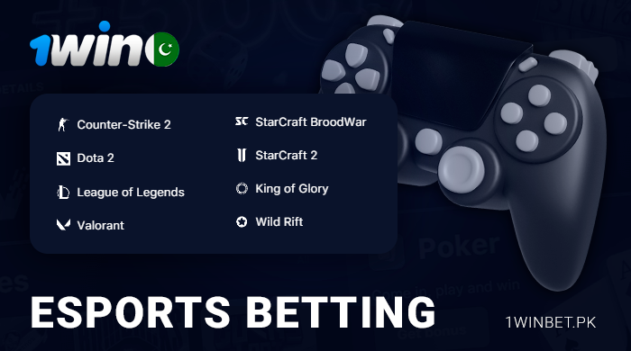 Cybersport betting on 1Win