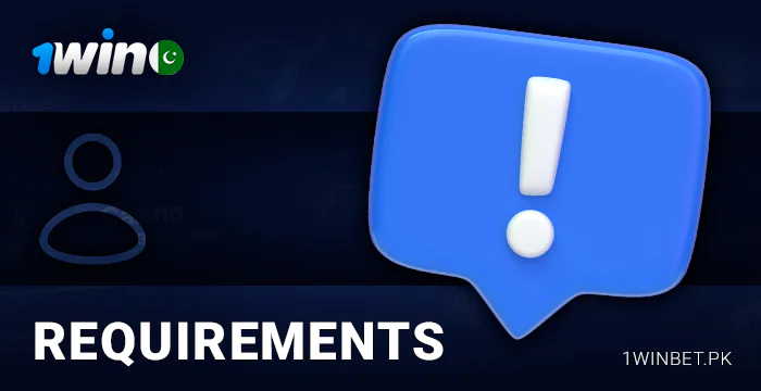 Requirements for registering a 1Win account