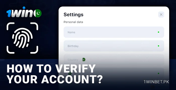 How to confirm a player's identity on the 1Win site