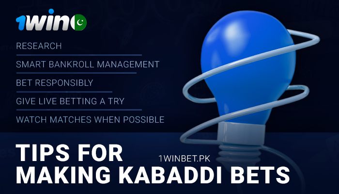 Tips for kabaddi betting at 1Win