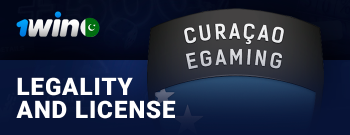 1Win Website License - Curacao eGaming Authority
