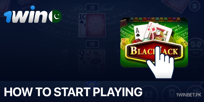 Instruction on how to start playing blackjack at 1Win