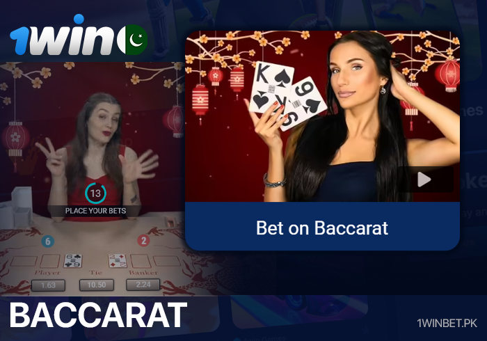 Play Baccarat at Betgames 1Win Pakistan