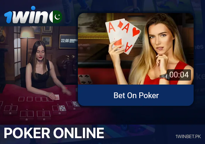 Play Poker at Betgames 1Win Pakistan