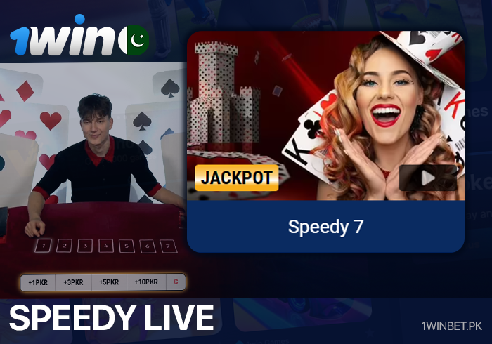 Play Speedy Live at Betgames 1Win Pakistan