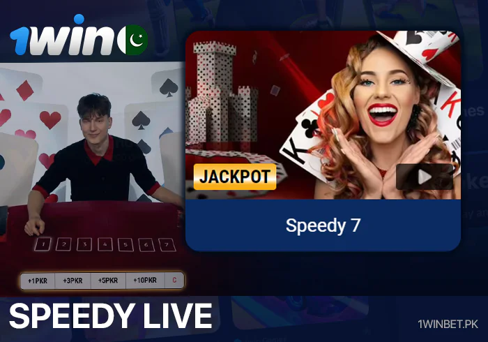 Play Speedy Live at Betgames 1Win Pakistan