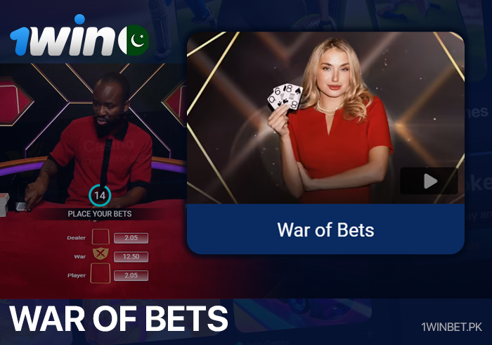 Play War of Bets at Betgames 1Win Pakistan