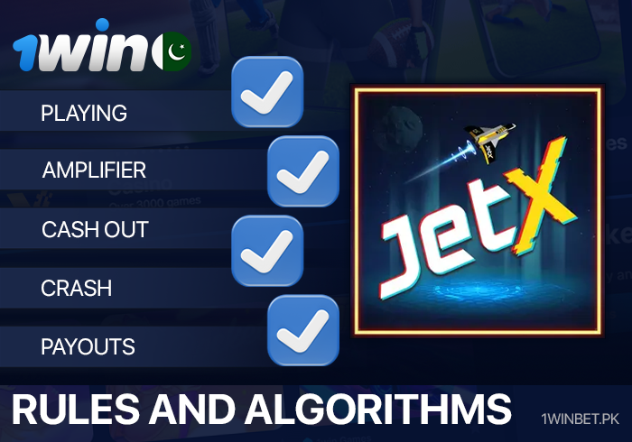 Rules and principle of JetX game at 1Win Pakistan