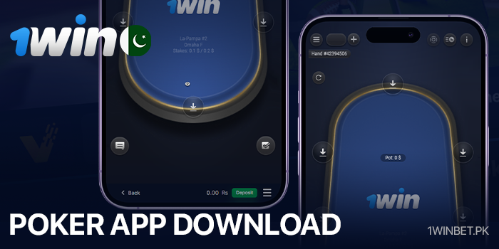 1Win Pakistan mobile poker app