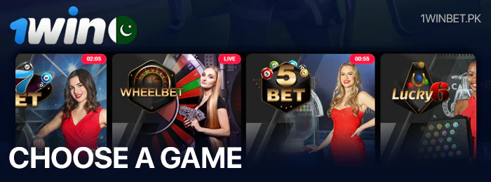 Select TVbet game in 1Win Pakistan